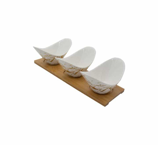 3pc Snack Serving Bowl Set