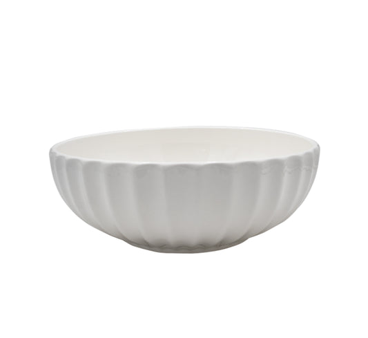 White Ceramic Soup Bowl 12″