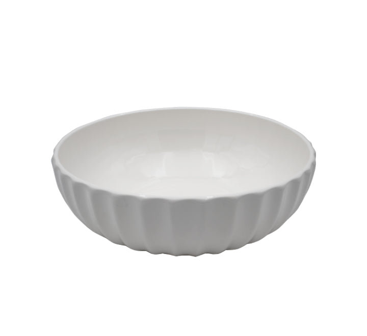 White Ceramic Soup Bowl 12″