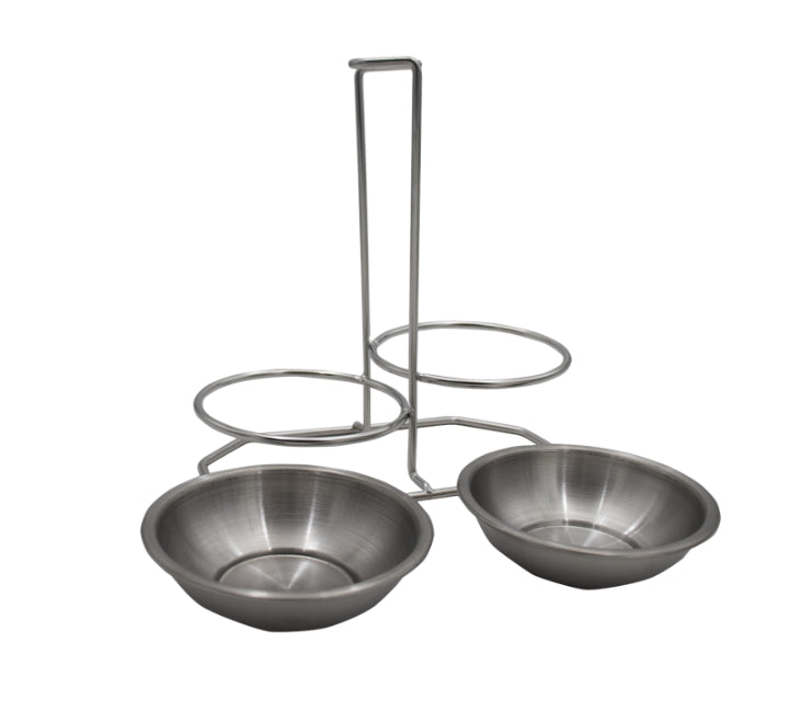 Metal Double Spoon Rest
