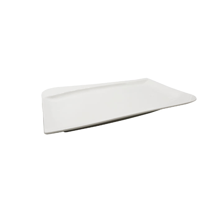 White Rectangular Ceramic Platter