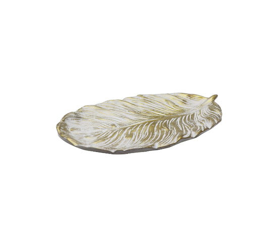 Plastic Leaf-shaped Decorative Tray