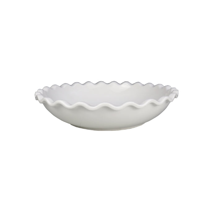 Ceramic Pie Dish Ruffle Edge 35cm