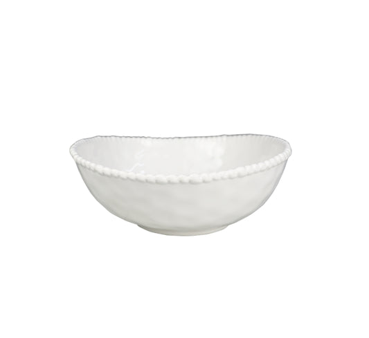 Ceramic Bowl with Beaded Rim