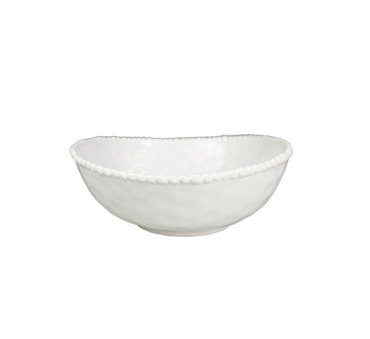 Ceramic Bowl with Beaded Rim