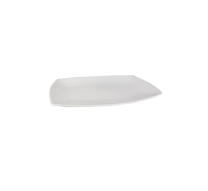 Ceramic Rectangular Plate Diamond Edge Pattern