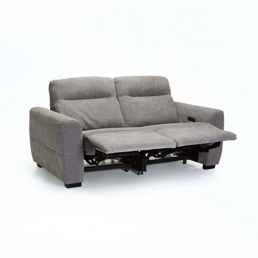 Canaka Fabric Electric Power 2 Seater Recliner