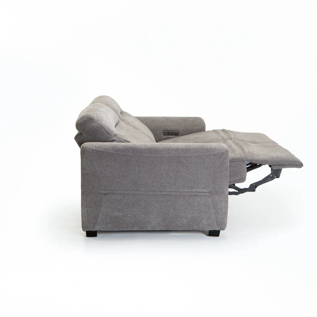 Canaka Fabric Electric Power 2 Seater Recliner