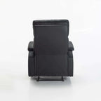 Chabra Leather Touch Armchair Recliner - Black