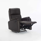 Chabra Leather Touch Armchair Recliner - Brown