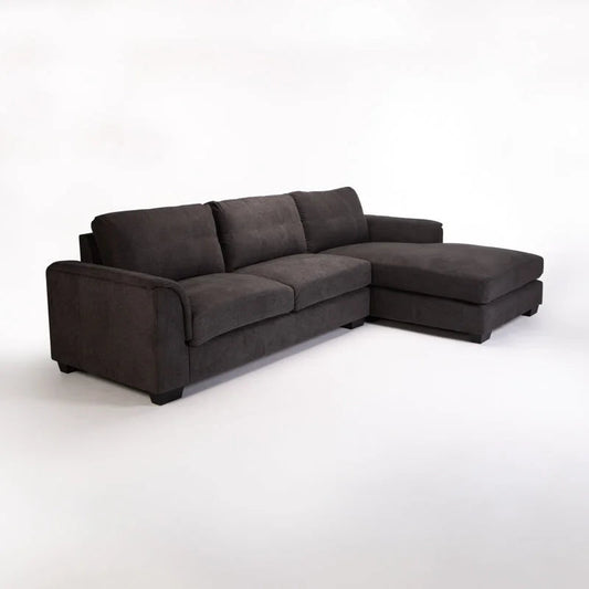 Chwana Fabric Corner Chaise - Grey