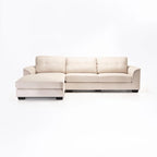 Chwana Fabric Corner Chaise - Platinum