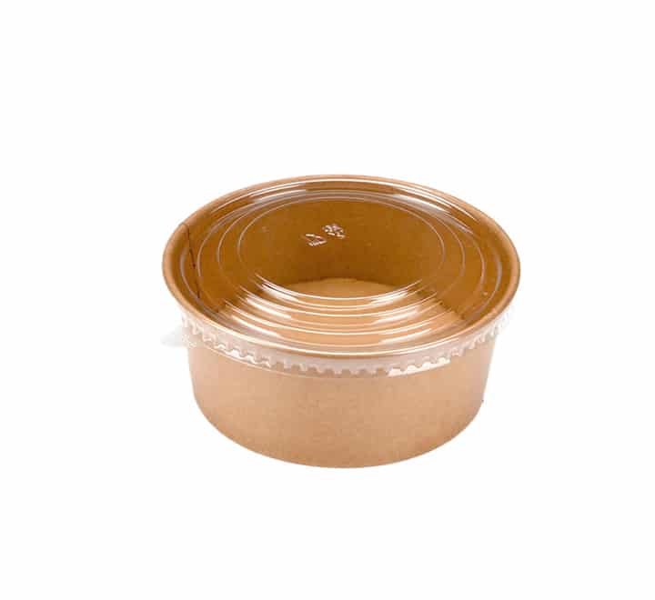 Kraft Paper Food Container with Lid (10s)