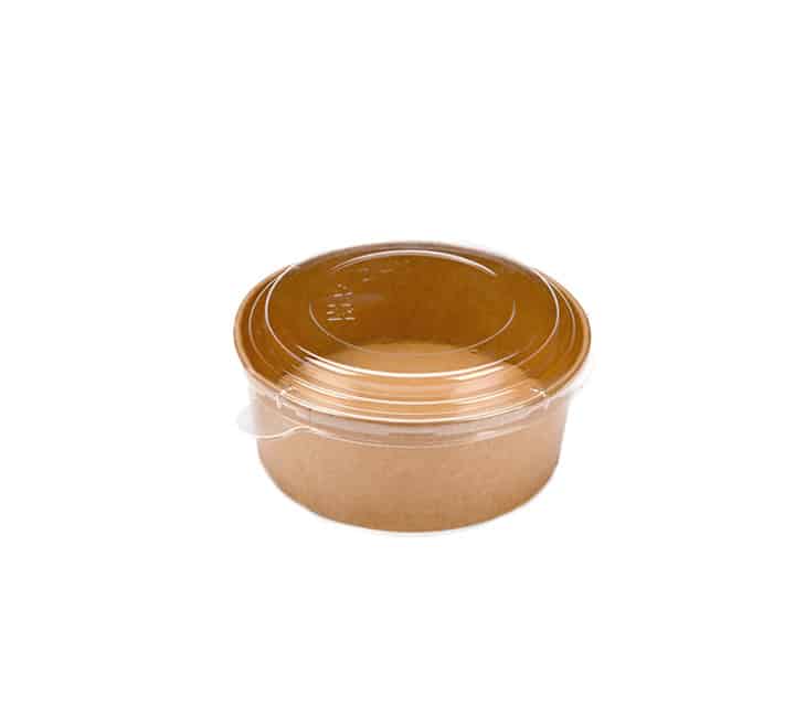 Kraft Paper Food Container with Lid (10s)