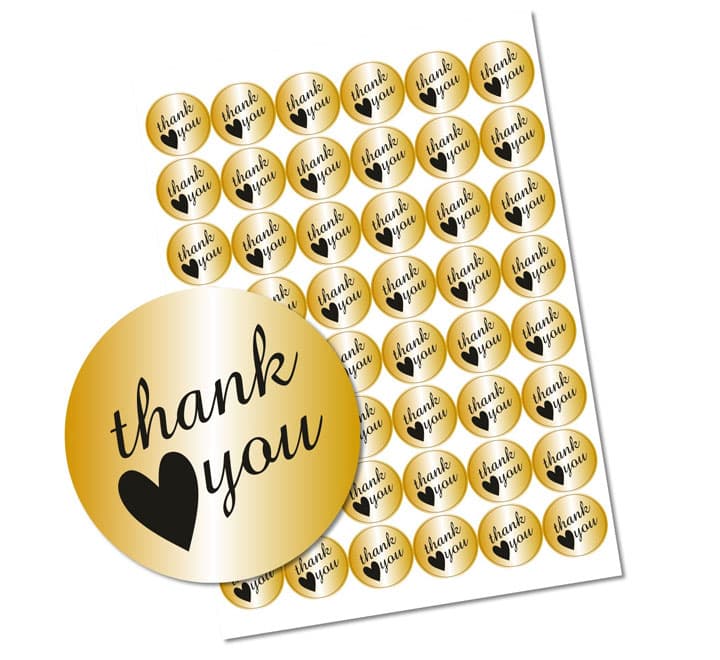 Thank You Stickers 48s