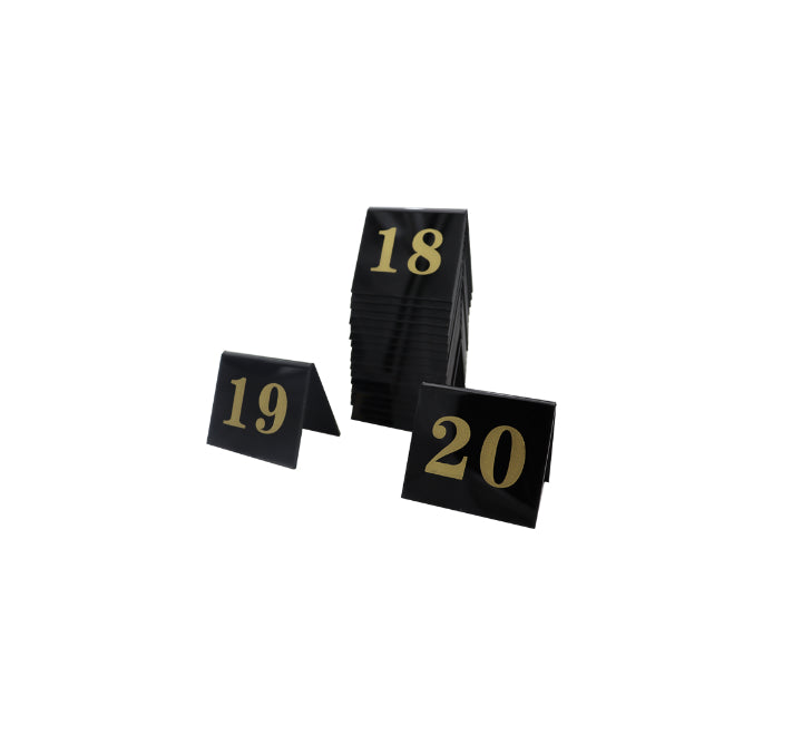 Plastic Table Numbers 1-20