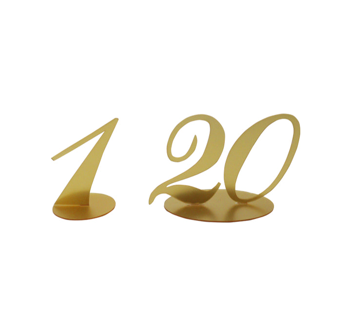 Plastic Table Numbers Set 1-20