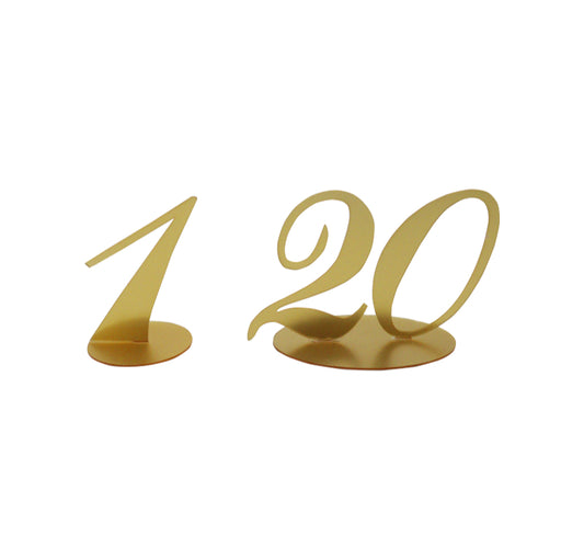 Plastic Table Numbers Set 1-20