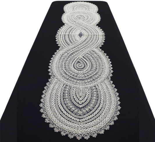 Table Runner Lace Cream
