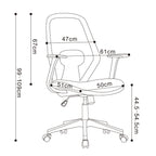 Lean Midback Office Chair 349m - Grey