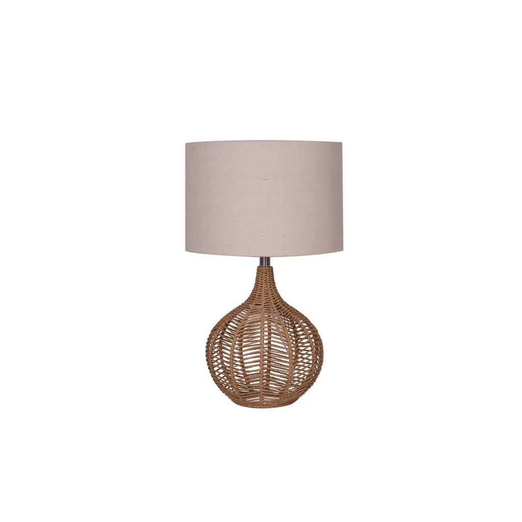 Emilio Linen Rope - Cream Fabric Shade