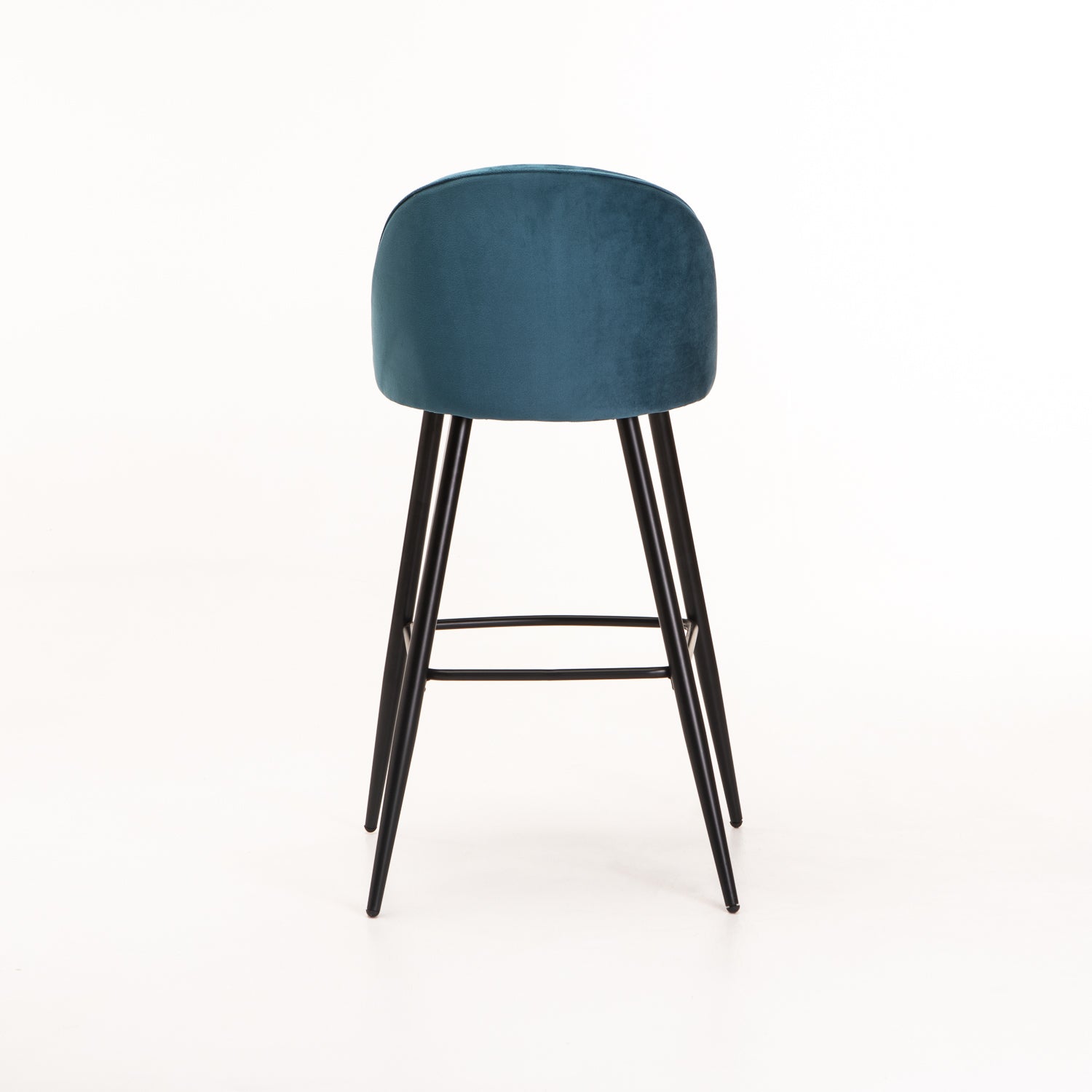 Extreme Velvet Kitchen Stool - Blue