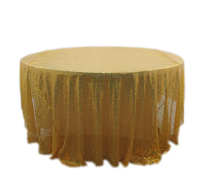 Sequins Round Table Cloth