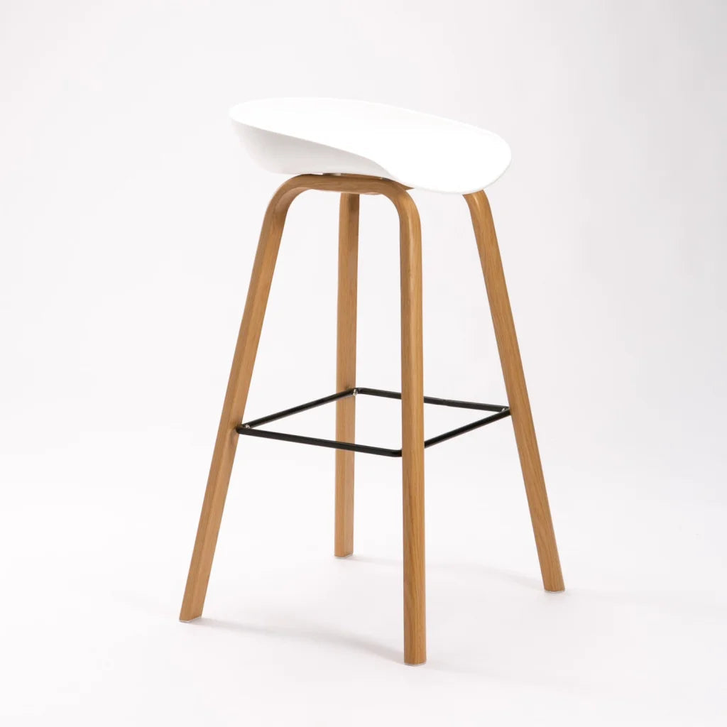 Galliano Luxury Barstool - White