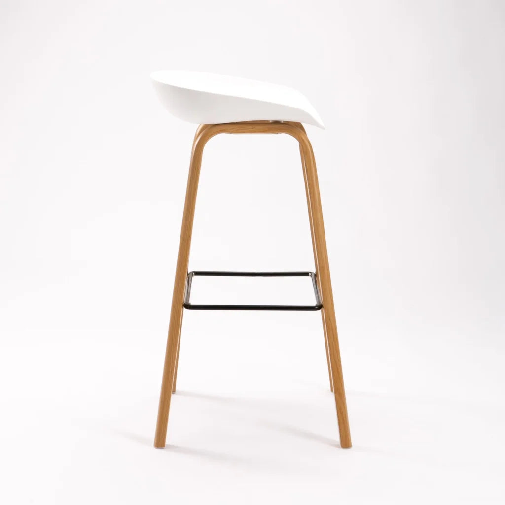 Galliano Luxury Barstool - White