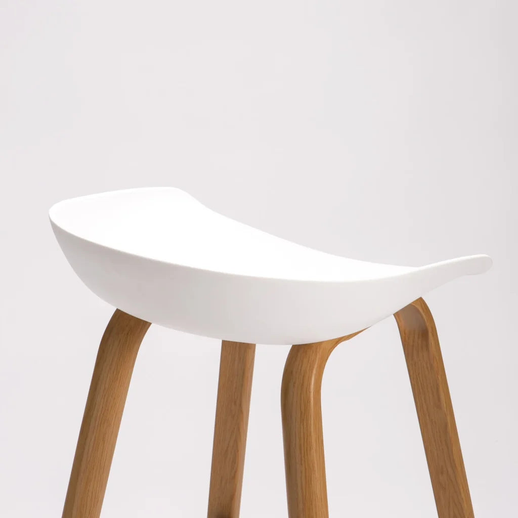 Galliano Luxury Barstool - White