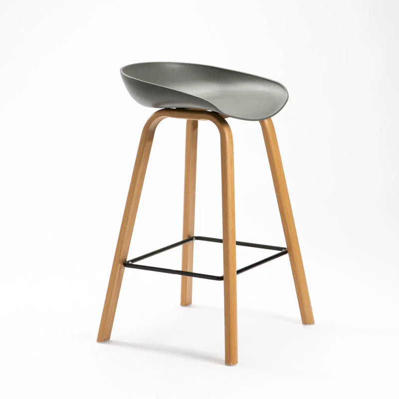 Galliano Luxury Kitchen Stool - Grey