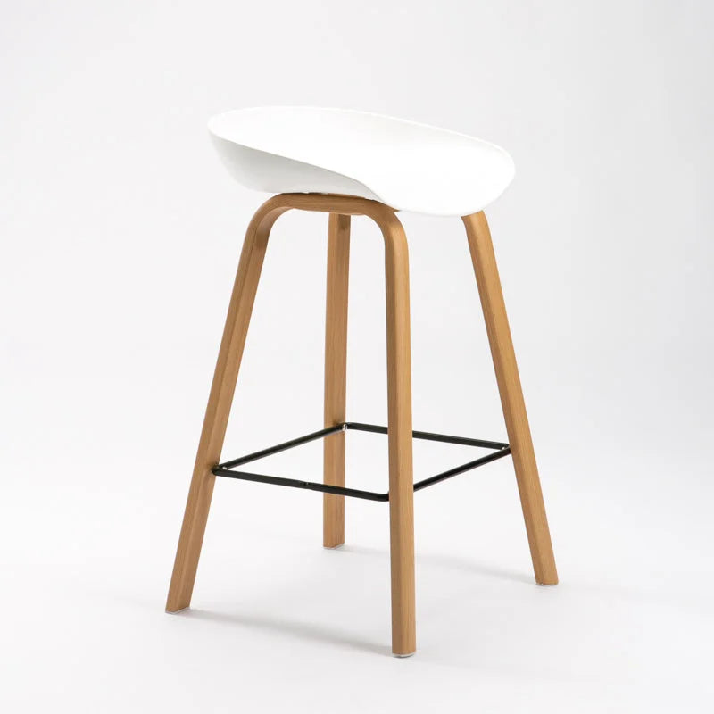 Galliano Luxury Kitchen Stool - White