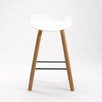 Galliano Luxury Kitchen Stool - White