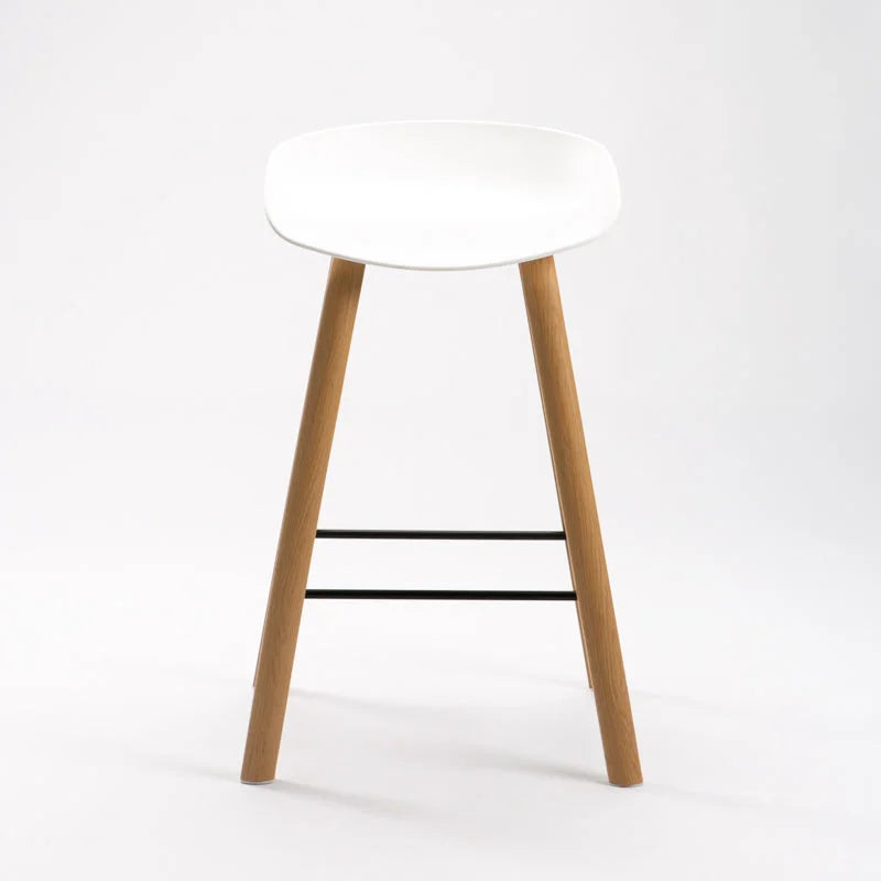 Galliano Luxury Kitchen Stool - White