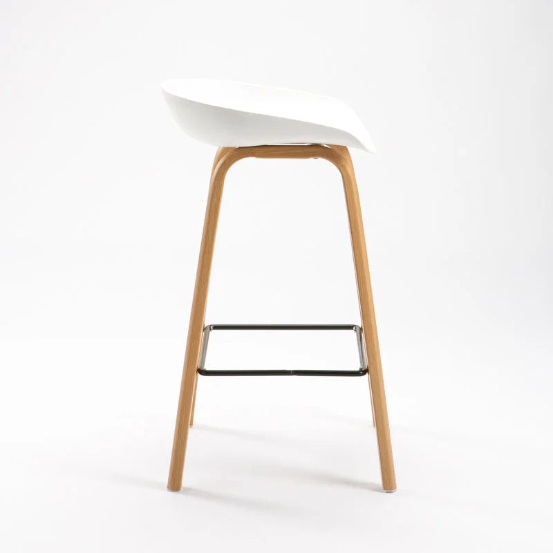 Galliano Luxury Kitchen Stool - White