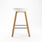 Galliano Luxury Kitchen Stool - White