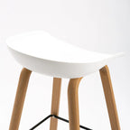 Galliano Luxury Kitchen Stool - White