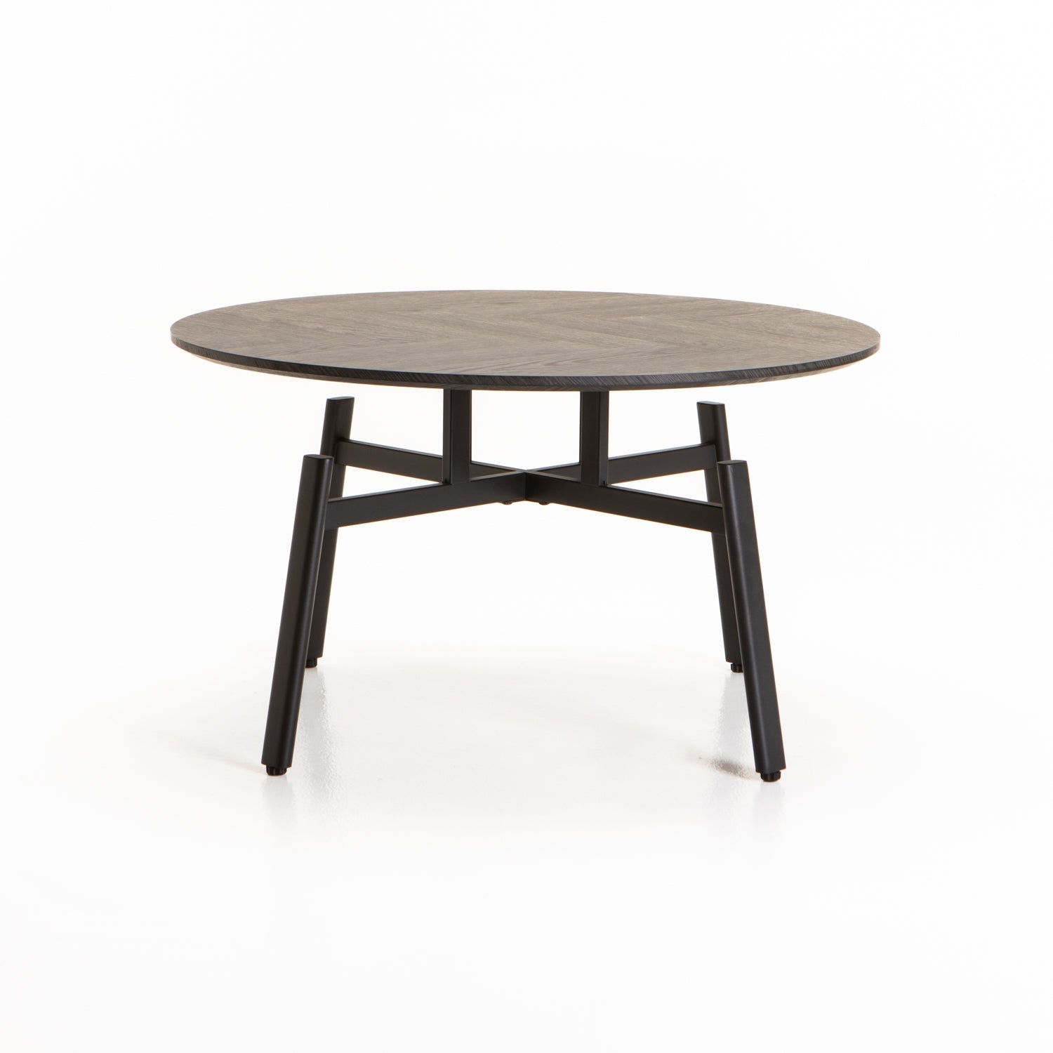 Guinness 80cm Round Coffee Table - Ebony