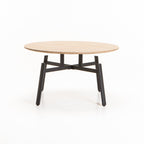 Guinness 80cm Round Coffee Table - Oak