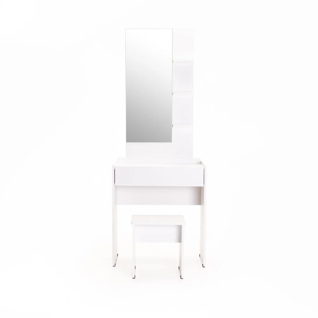 Guthrie Dressing Table & Stool - White