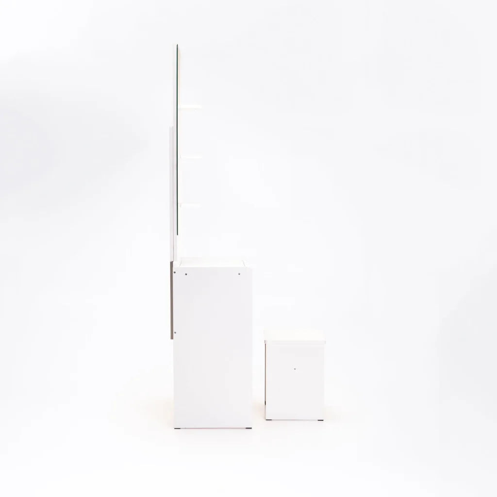 Guthrie Dressing Table & Stool - White