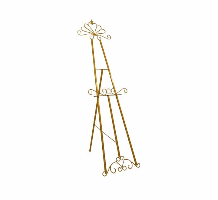 Crown Design Metal Easel