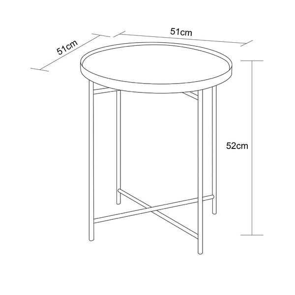 Liha 51cm Side Table