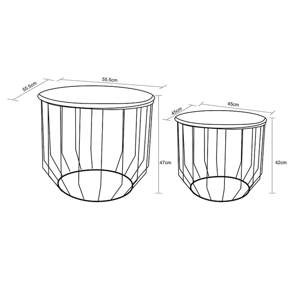 Erah Set of 2 Tables