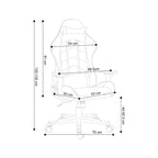 Yugo Highback Deluxe Gaming Chair AH577 - Black/Red