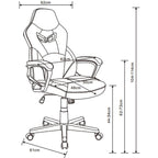 Yugo Gaming Chair A751 - Black / Red / White