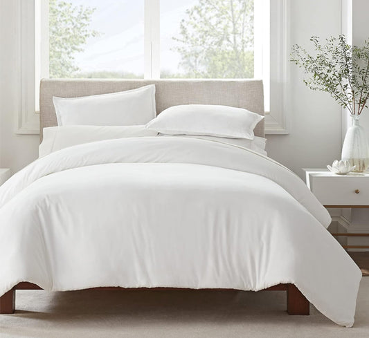 180 Thread Count Duvet Covers White