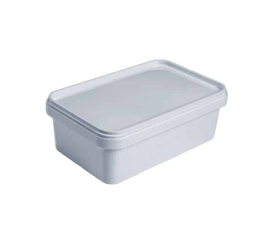 White Tamper Evident Tub and Lid 2L