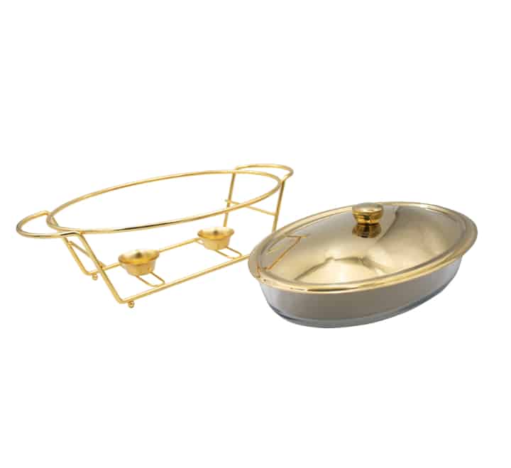 Oval Food Warmer Gold 3Ltr