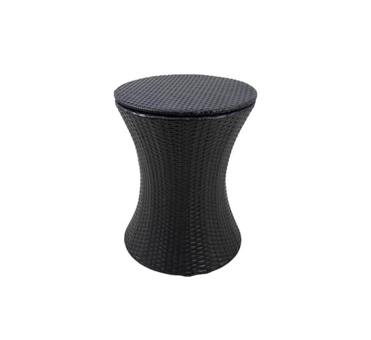 Rattan Ice Bucket Table